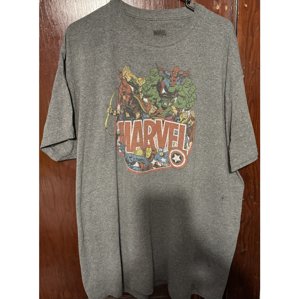 Marvel Avengers T-Shirt Men's Size 2XL Gray